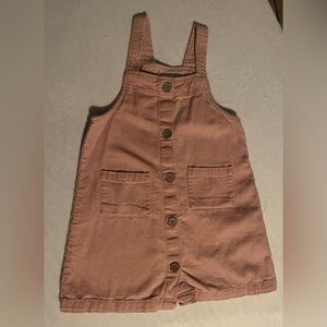 Btween Kids Pink Corduroy Overalls size 6